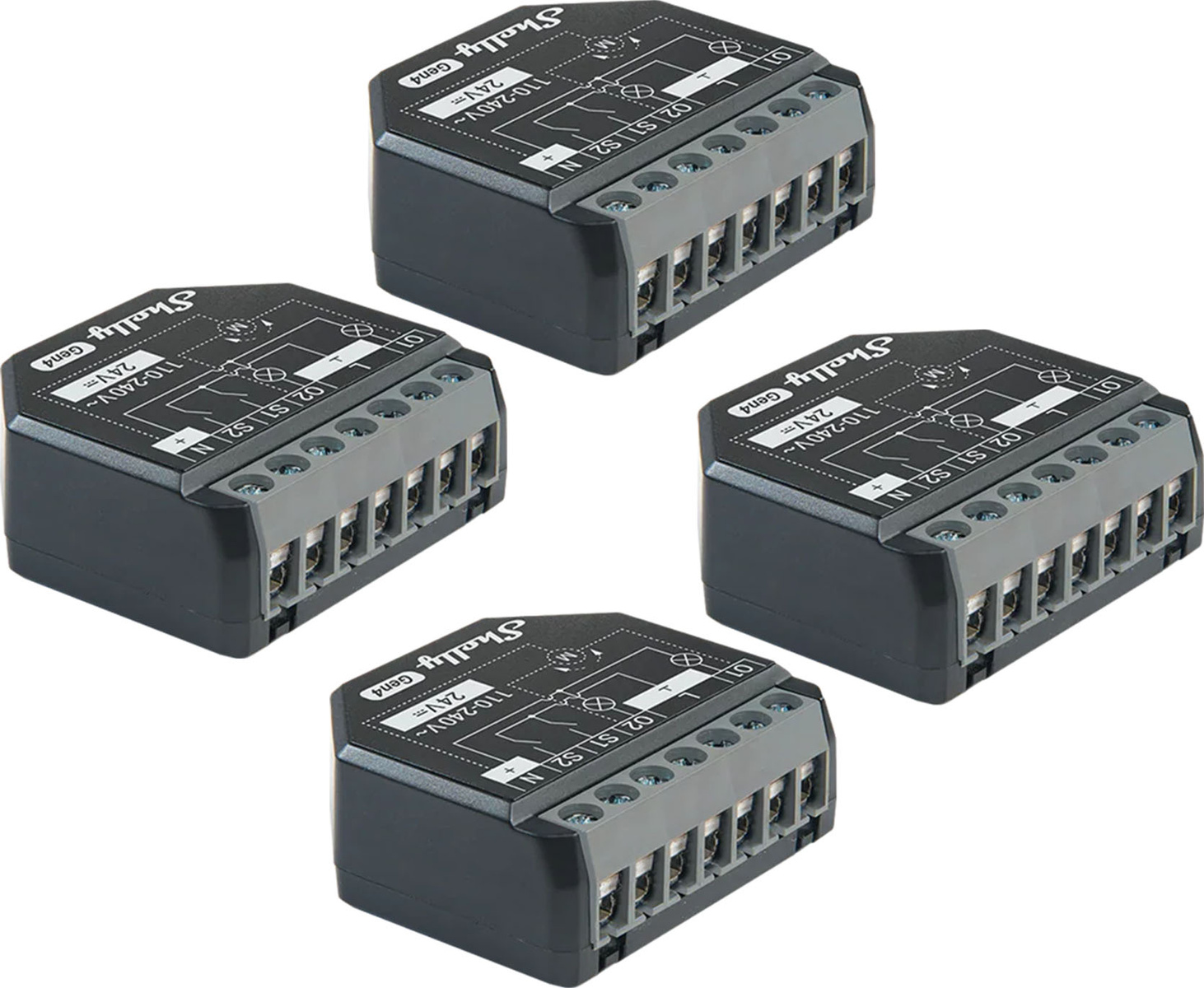 inp-2pmgen4-4pack-set-of-4-shelly-2pm-gen4-zigbe-0.webp Set of 4 Shelly 2PM Gen4 Zigbee/Matter Controllers