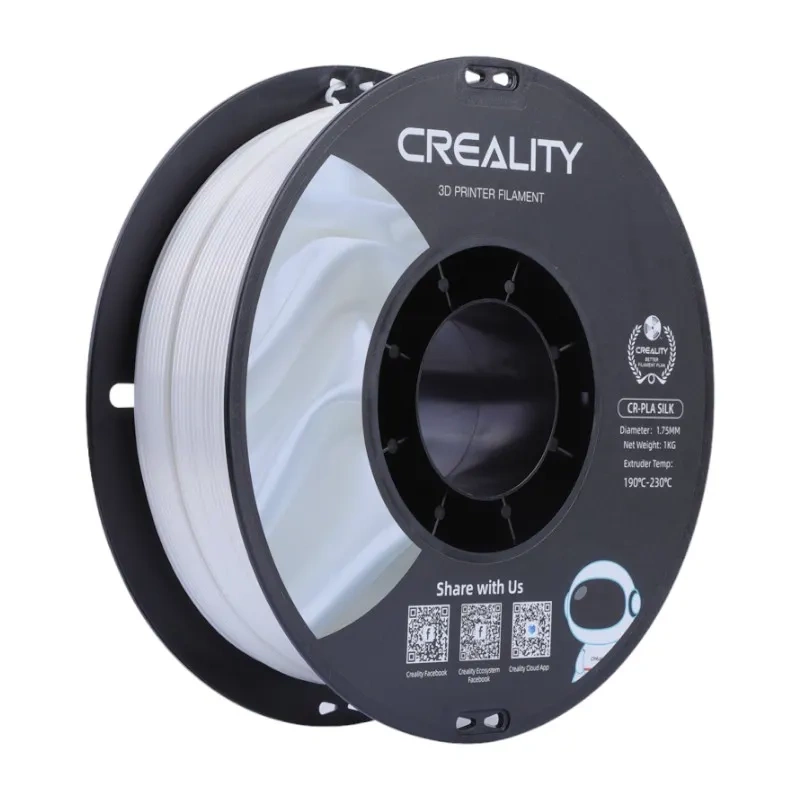 inp-3301120004-cr-silk-pla-filament-creality-0.webp CR-Silk PLA Filament Creality (White)