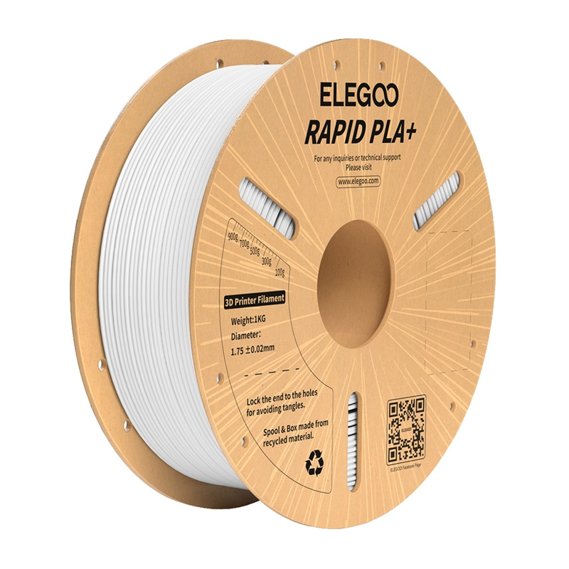 inp-50-203-0115-elegoo-rapid-pla-filament-wh-0.webp ELEGOO Rapid PLA+ Filament (White)