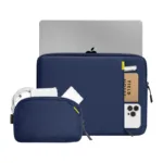 TOMTOC Defender-A13 Laptop Sleeve + 14" Case Set (Navy Blue)