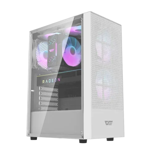 Darkflash A290 computer case (white) + 3 RGB fans