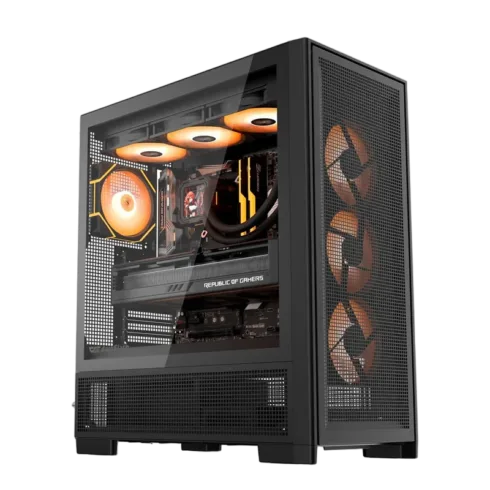 DarkFlash AIRNOVA computer case (black) + 3 fans