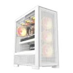 DarkFlash AIRNOVA computer case (white) + 3 fans