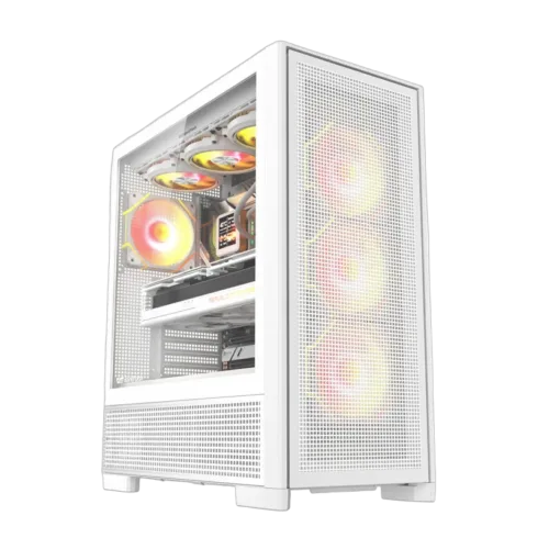 DarkFlash AIRNOVA computer case (white) + 3 fans