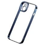 Baseus Glitter Transparent Case and Tempered Glass set for iPhone 14 Plus (blue)