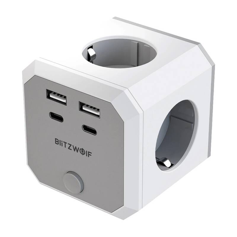 inp-bw-ec2-blitzwolf-bw-ec2-8-in-1-power-0.webp BlitzWolf BW-EC2 8-in-1 Power Cube (4xAC / 2 x USB-A / 2 x USB-C)