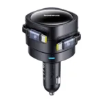 Baseus Enjoyment Max car charger with USB-C+USB-C cables 60W Black