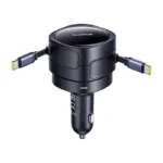 Baseus Enjoyment Max car charger with USB-C+USB-C cables 60W Black
