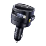 Baseus Enjoyment Max car charger with USB-C+USB-C cables 60W Black
