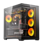 DarkFlash C280 computer case (black) + 7 fans