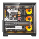 DarkFlash C280 computer case (black) + 7 fans