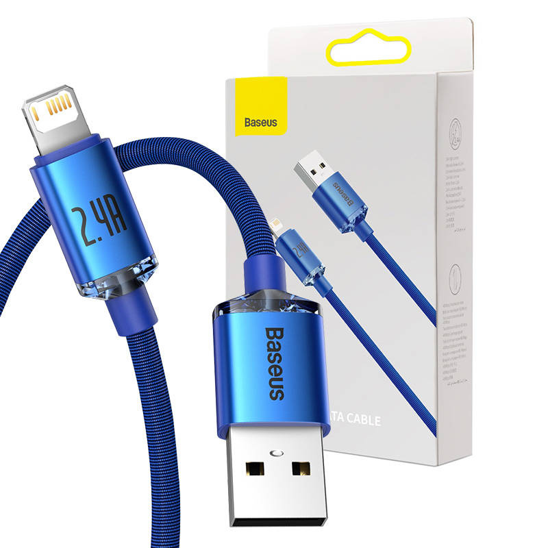 inp-cajy000003-baseus-crystal-shine-cable-usb-0.webp Baseus Crystal Shine cable USB to Lightning, 2.4A, 1.2m (blue)