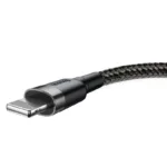 Baseus Cafule USB Lightning Cable 2.4A 0.5m (Gray+Black)