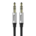Baseus Yiven Audio Cable Cable 3.5 male Audio M30 1.5M Silver+ Black