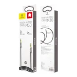 Baseus Yiven Audio Cable Cable 3.5 male Audio M30 1.5M Silver+ Black