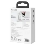 Baseus Speed Mini Quick Charger, USB-C, PD, 3A, 20W (white)