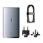 Wall charger Baseus GaN5, 65W, 1xport USB-C, 1XUSB-A