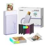 Liene Pearl N200 Pro 2x3" Portable Photo Printer Kit (Purple)