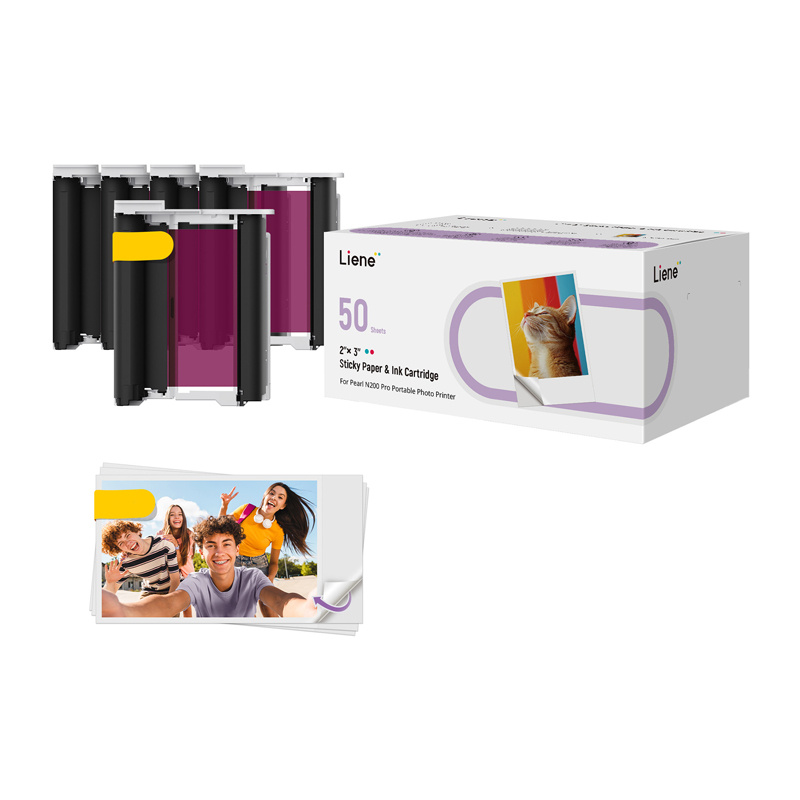 inp-cu002-65004-liene-2x3-photo-paper-50-she-0.webp Liene 2x3" Photo Paper, 50 sheets + 5 ink cartridges