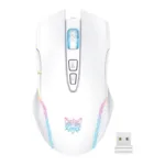 Onikuma CW905 White Wireless Gaming Mouse