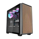 Darkflash DS900WD computer case (black) + 4 fans