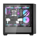 Darkflash DS900WD computer case (black) + 4 fans