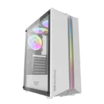 Darkflash DK151 LED computer case (white) + 3 RGB fans