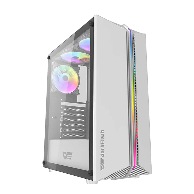 inp-dk151-white-darkflash-dk151-led-computer-c-0.webp Darkflash DK151 LED computer case (white) + 3 RGB fans