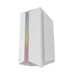 Darkflash DK151 LED computer case (white) + 3 RGB fans