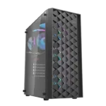 Darkflash DK351 computer case (black) + 4 RGB fans