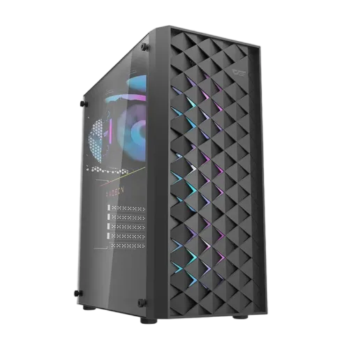 Darkflash DK351 computer case (black) + 4 RGB fans