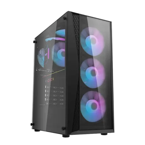Darkflash DK352 Plus computer case (black) + 4 RGB fans