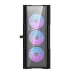 Darkflash DK431 Glass computer case (black) + 4 RGB fans