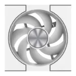 Fan Darkflash DM8 LINE (white)