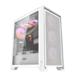 Darkflash DRX70 MESH computer case (white) + 4 RGB fans