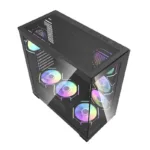 Darkflash DS900 computer case (black) + 7 ARGB fans