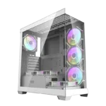 Computer case  Darkflash DS900 (white) + 7 ARGB Fans