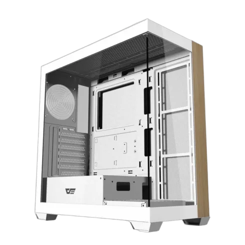 Darkflash DS900W computer case without fans (White)