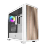 Darkflash DS900WD ATX computer case (White) + 4 fans