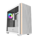 Darkflash DS900WS computer case (White) + 4 ARGB fans