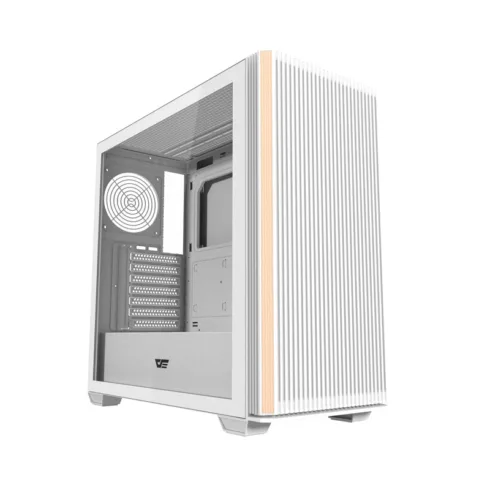 Darkflash DS900WS ATX computer case without fans (White)