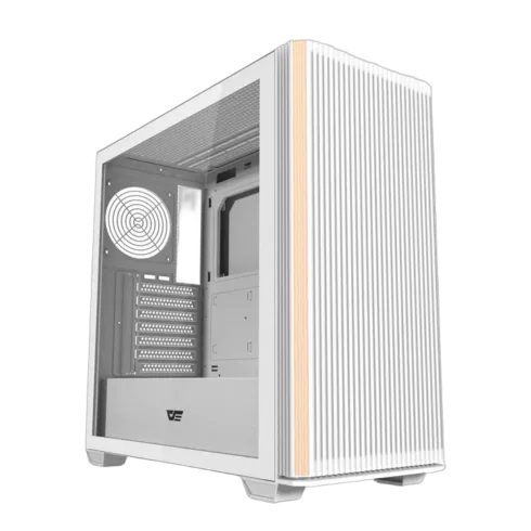 Darkflash DS900WS ATX computer case without fans (White)