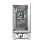 DarkFlash DS950V computer case with display (white) + 6 fans