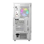 DarkFlash DS950V computer case with display (white) + 6 fans