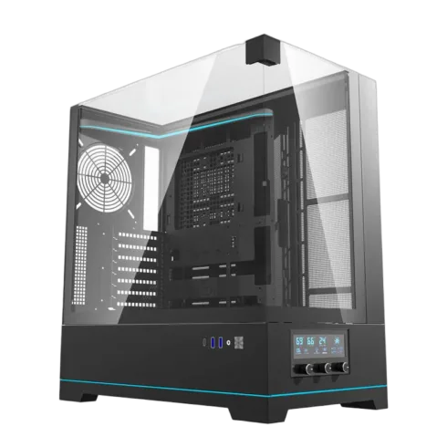 Darkflash DY450 computer case without fans (black)