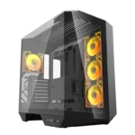 Darkflash DY470 computer case (black) + 4 fans
