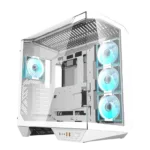Darkflash DY470 computer case (white) + 4 fans