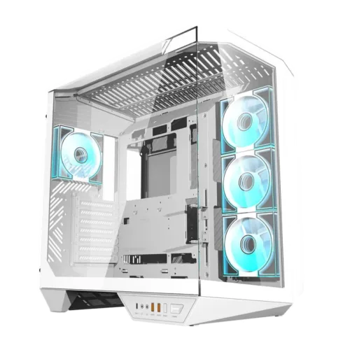 Darkflash DY470 computer case (white) + 4 fans
