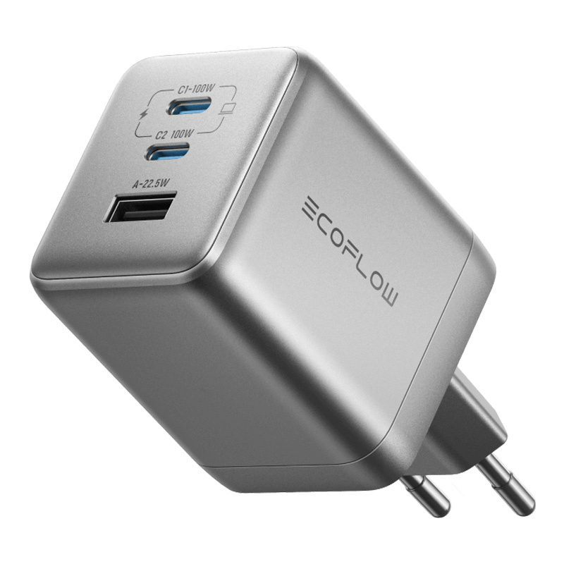 inp-efa-100w-gan-charger-ecoflow-rapid-pro-100w-mains-c-0.webp EcoFlow RAPID Pro 100W mains charger, 2xUSB-C, 1xUSB-A, GaN