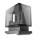 Darkflash F1 computer case (Black) + 6 ARGB fans